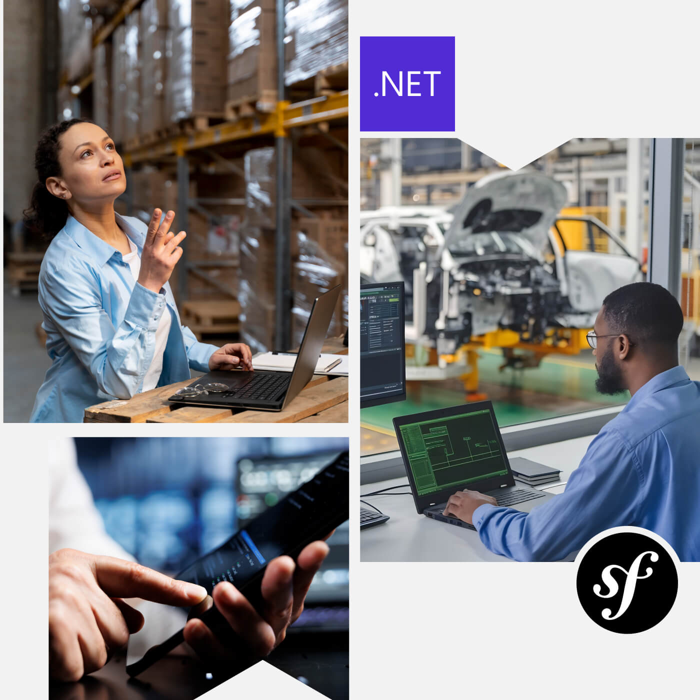 Qwasaa digitalisiert industrielle Prozesse mit Maschinen, Sensoren und Softwareintegration auf Basis von Symfony und .NET Prozessdigitalisierung in industrieller Umgebung mit Maschinen, Sensoren und Softwareintegration durch den Einsatz von Symfony und .NET