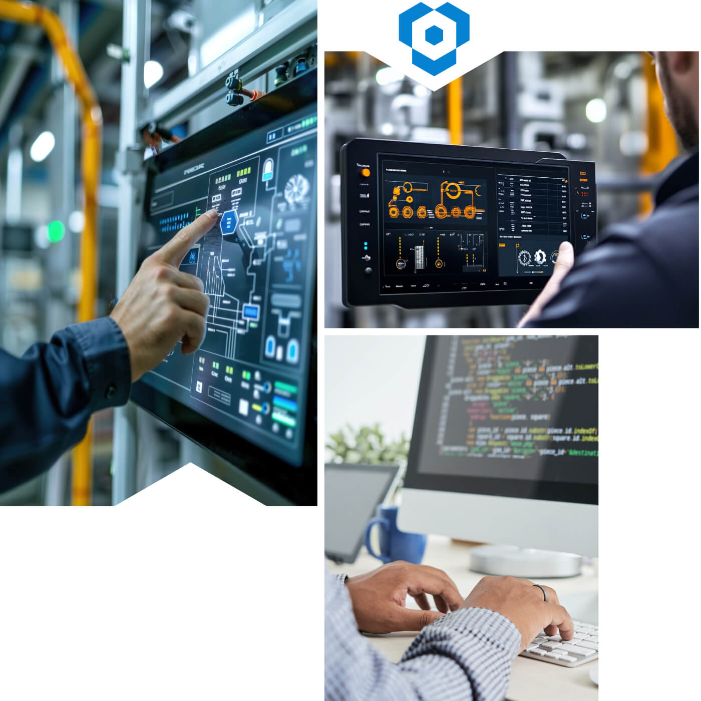 Collage zur CRA-Umsetzung in Embedded-Geräten mit HMI und Entwicklung von Gerätesoftware | Qwasaa
